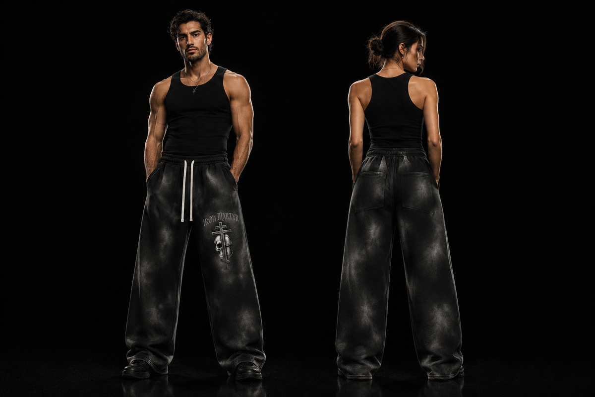 Sunfade Sweatpants — Black Duo