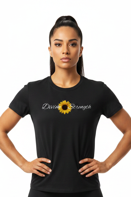 Women's Sunflower Logo Shoulder T-Shirt - New Model