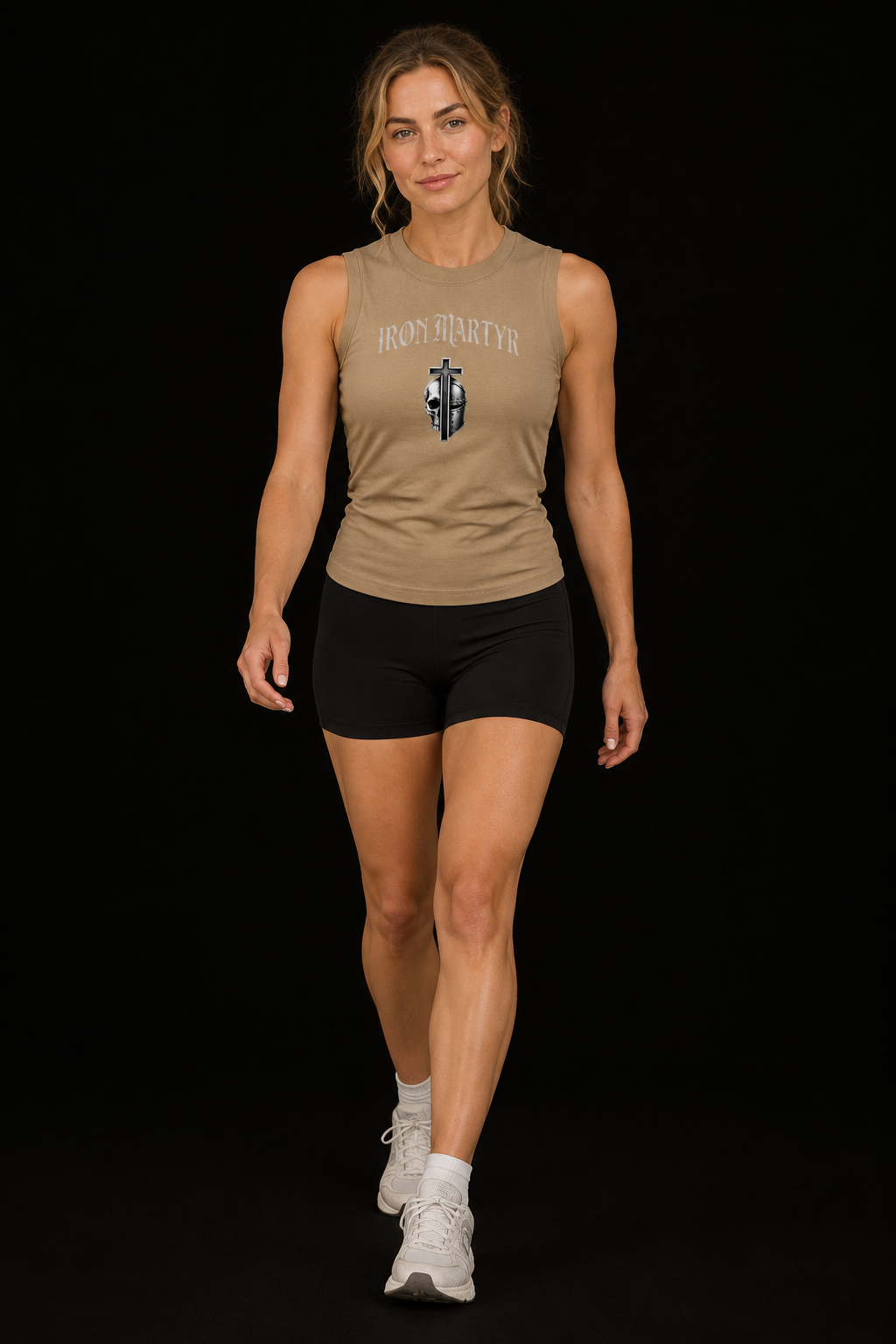 Women's Tank — Khaki Candid